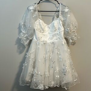 I've Got Sunshine Ruffle Strap Mini Dress